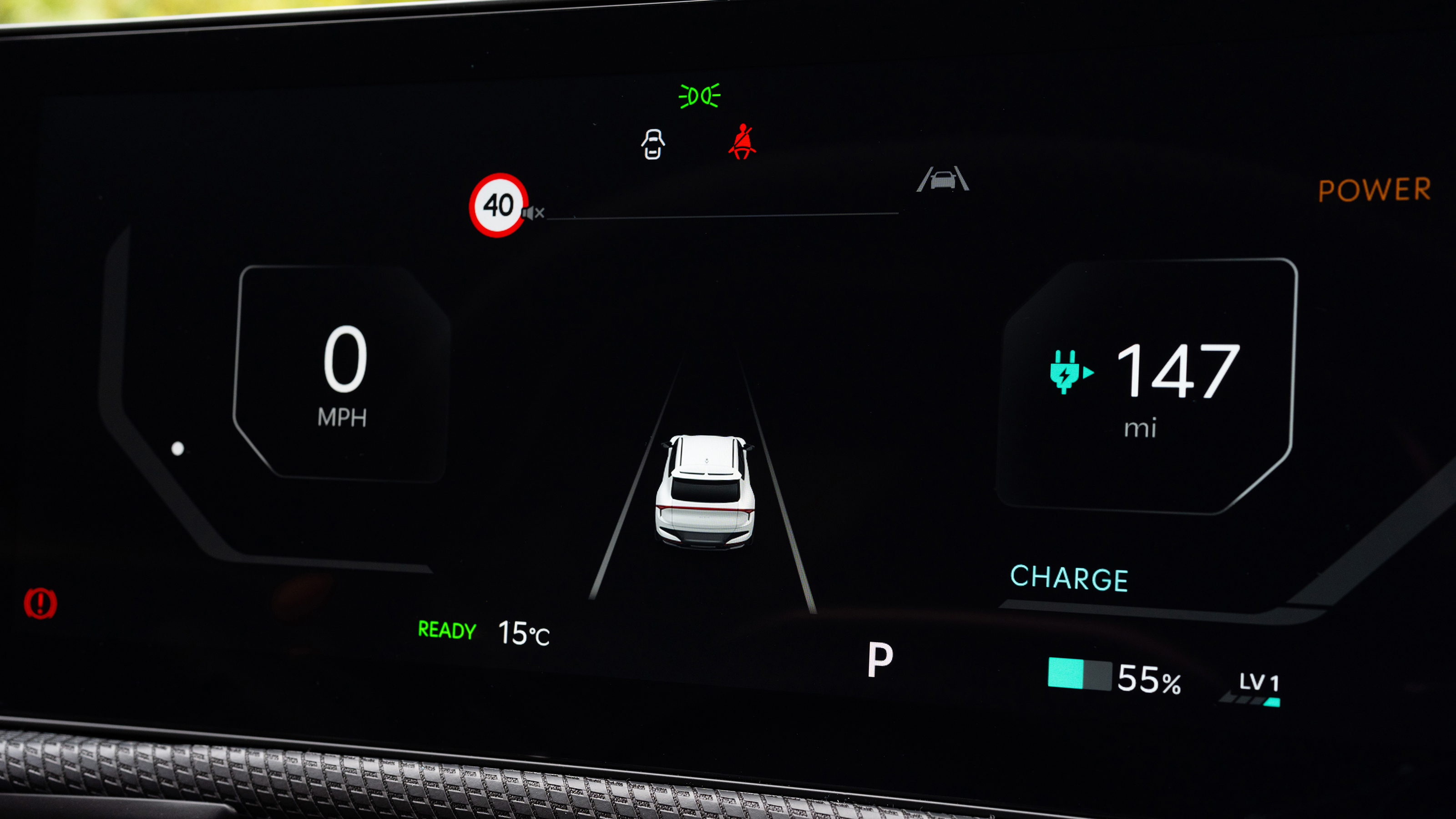 Kia EV6 - dashboard screen