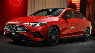 New electric Mercedes CLA - front