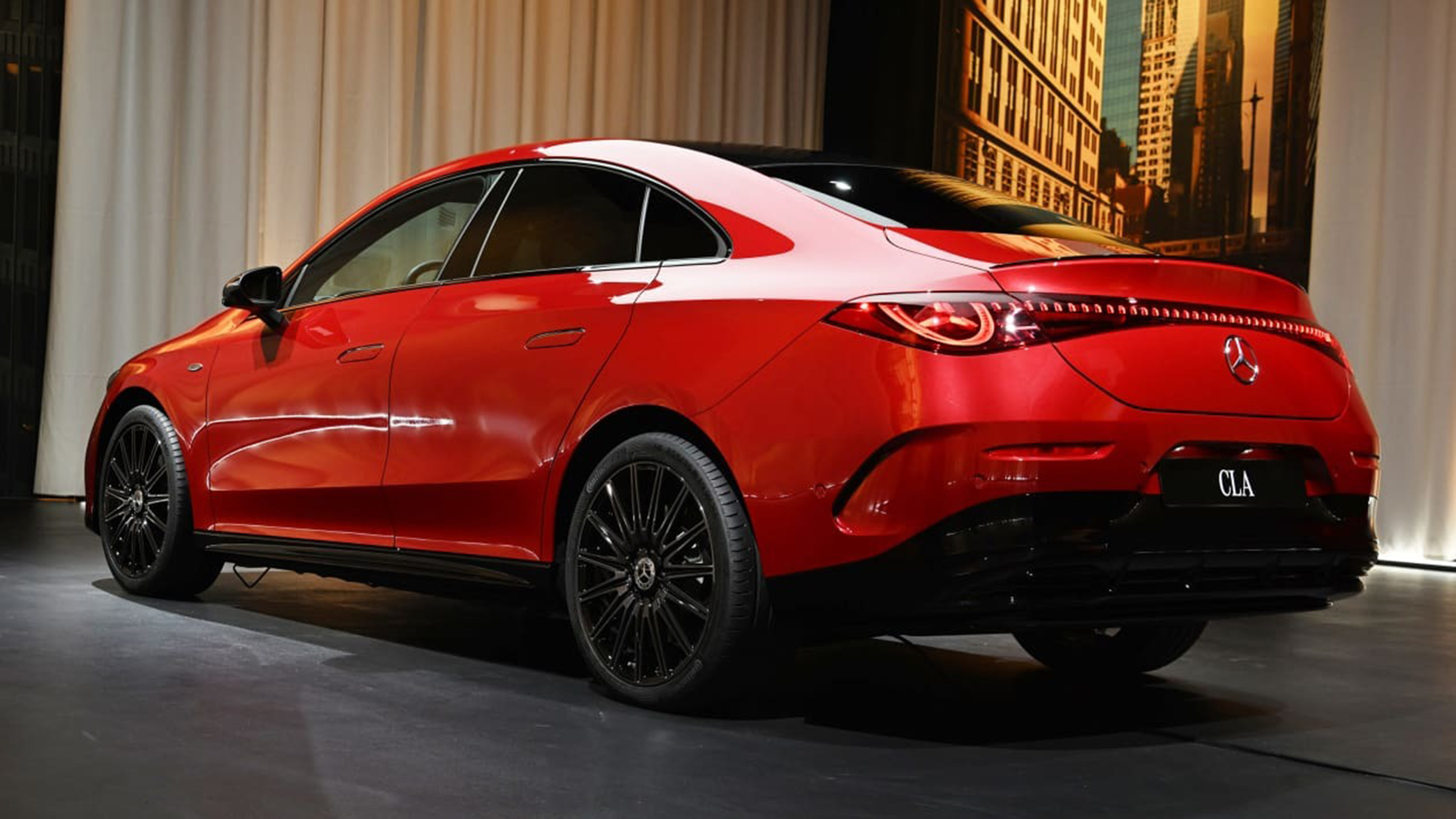 New electric Mercedes CLA - rear static 