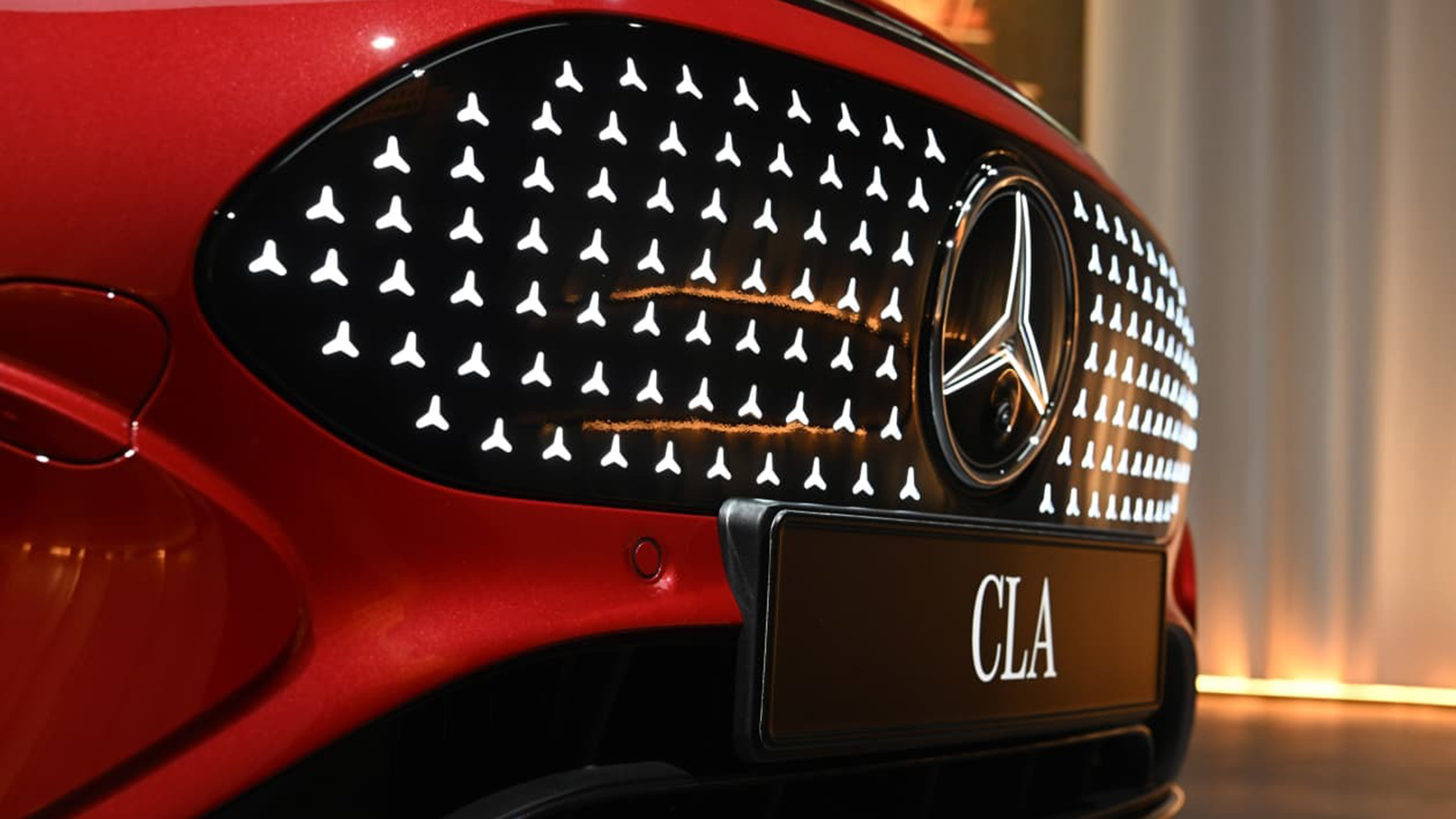 New electric Mercedes CLA - front grille 
