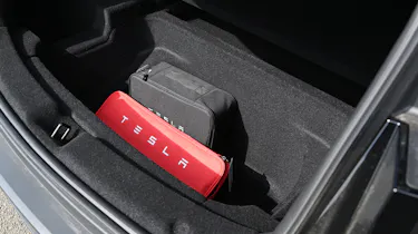 Tesla Model Y - underfloor boot storage and cable bags