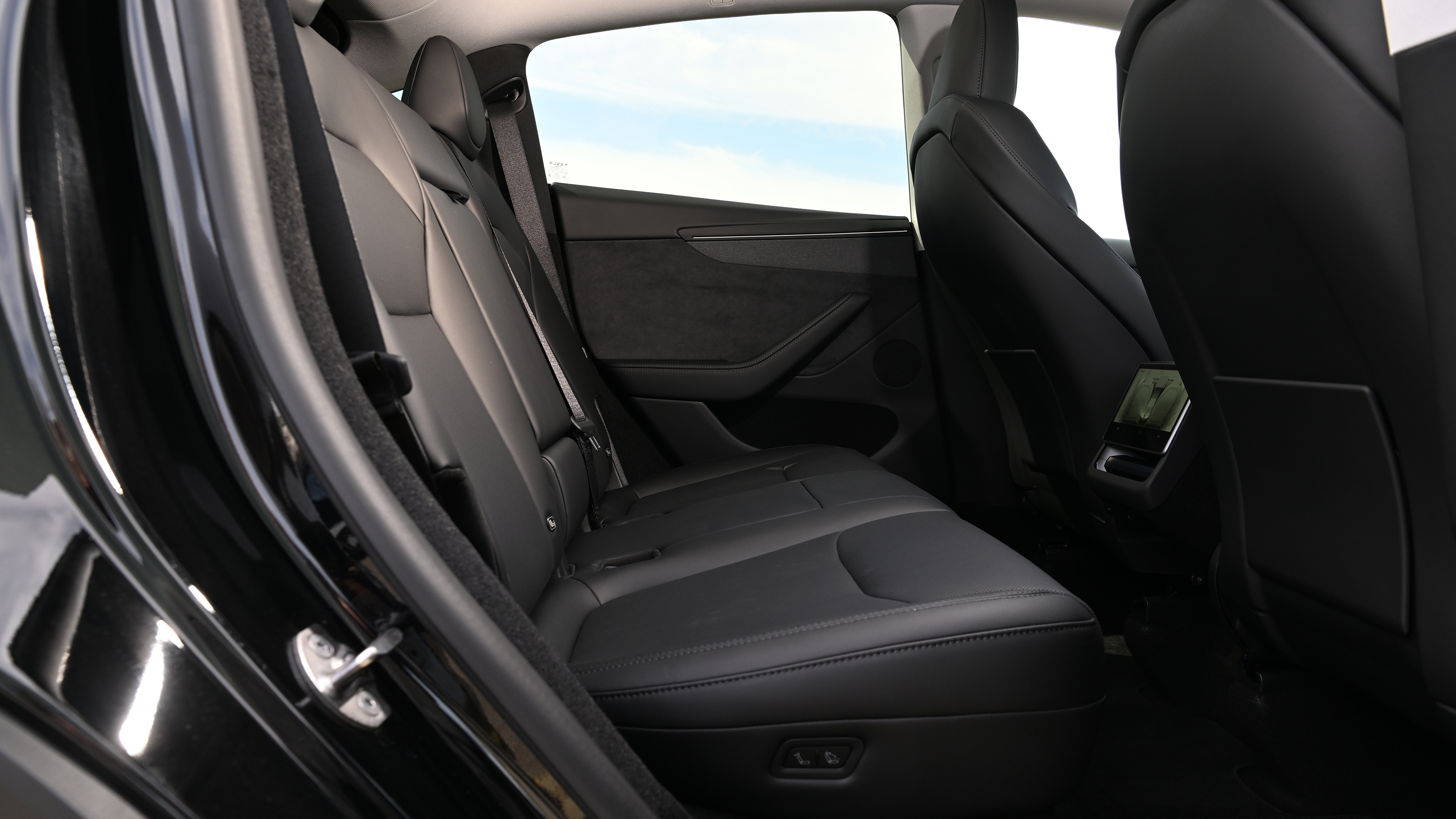 Tesla Model Y - rear seats