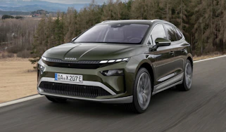 Skoda Enyaq - front tracking