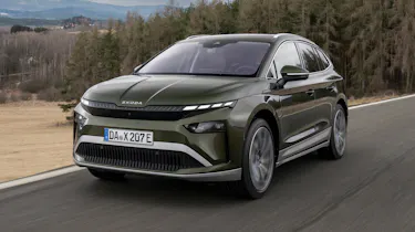 Skoda Enyaq - front tracking