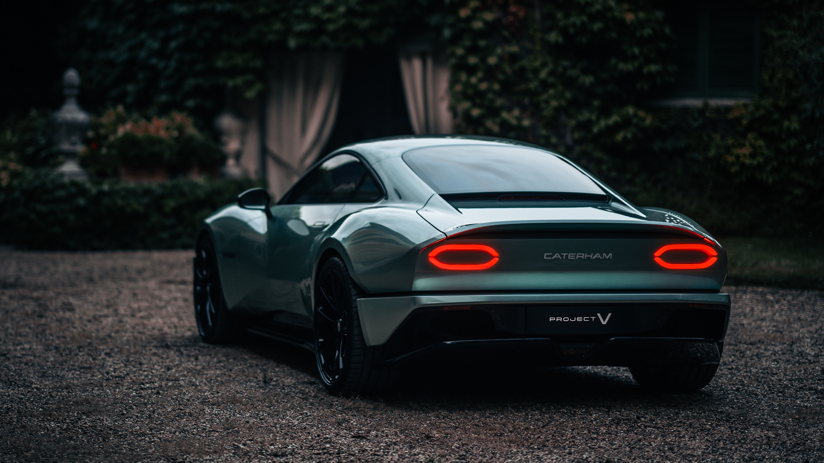 Caterham Project V - night rear